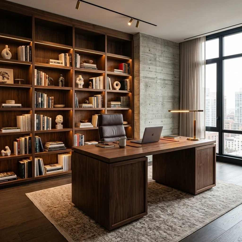 Interior designer consultation session — reviewing materials and design concepts