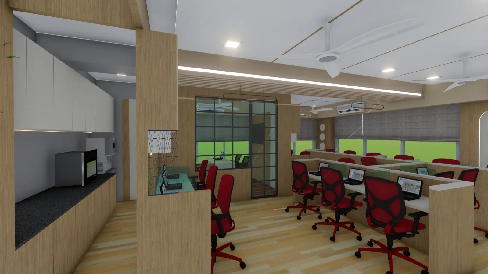 Aavartak Commercial Interior - Corporate Headquarters Main Office