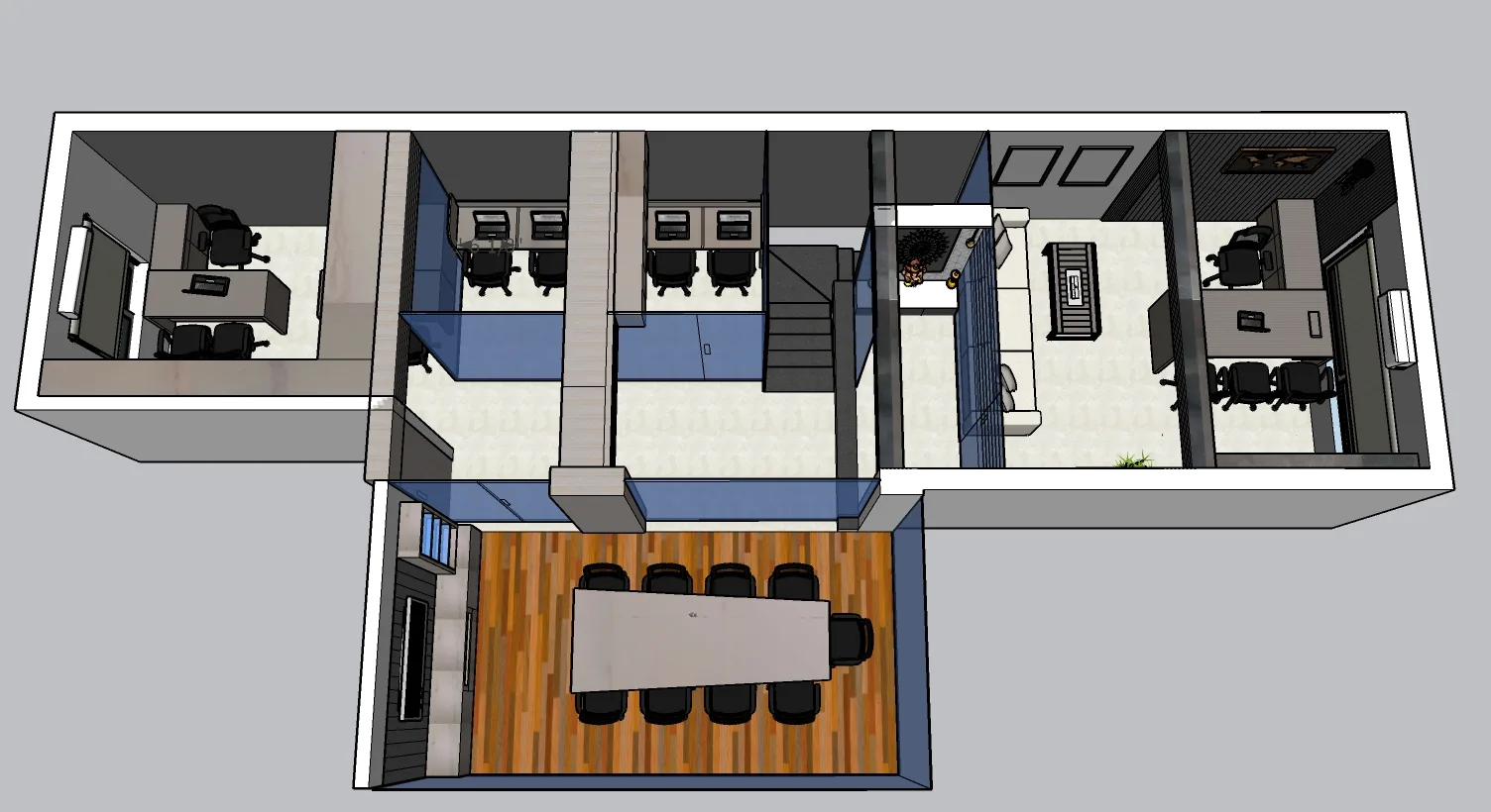 Aavartak Commercial Interior - Modular Office Workstation Pods