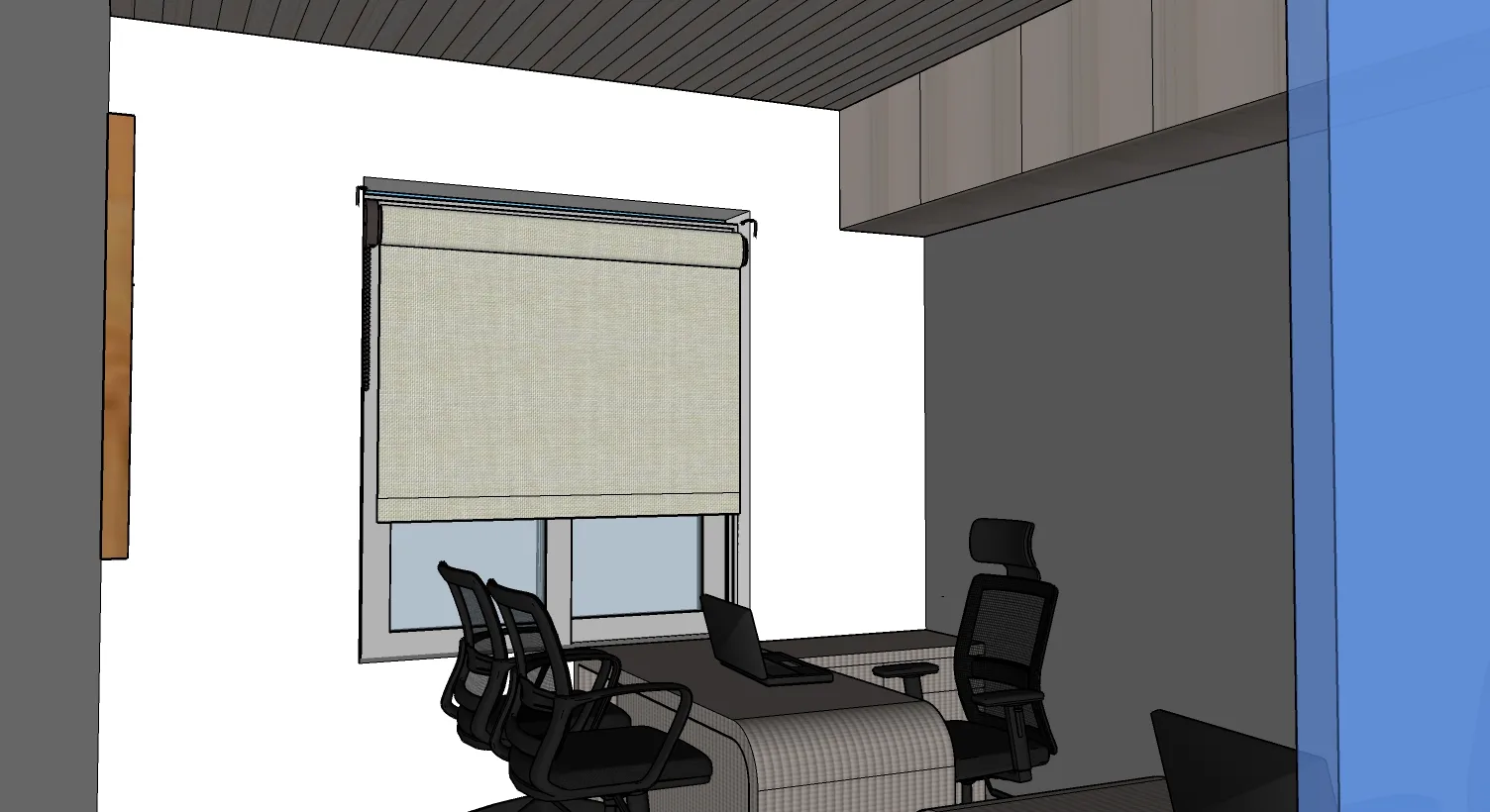 Aavartak Commercial Interior - Commercial Reception Feature Wall