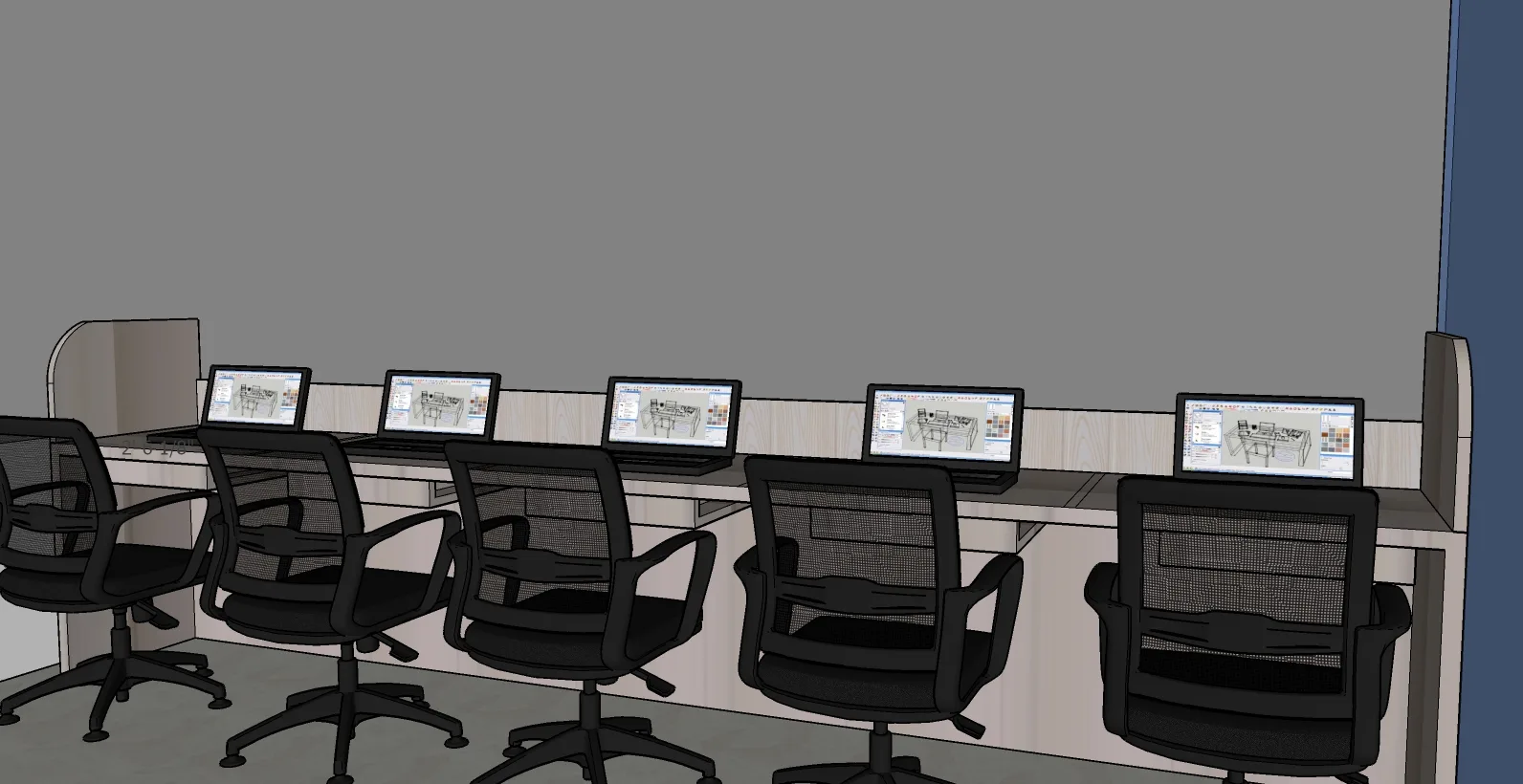 Aavartak Commercial Interior - Modern Corporate Storage Wall