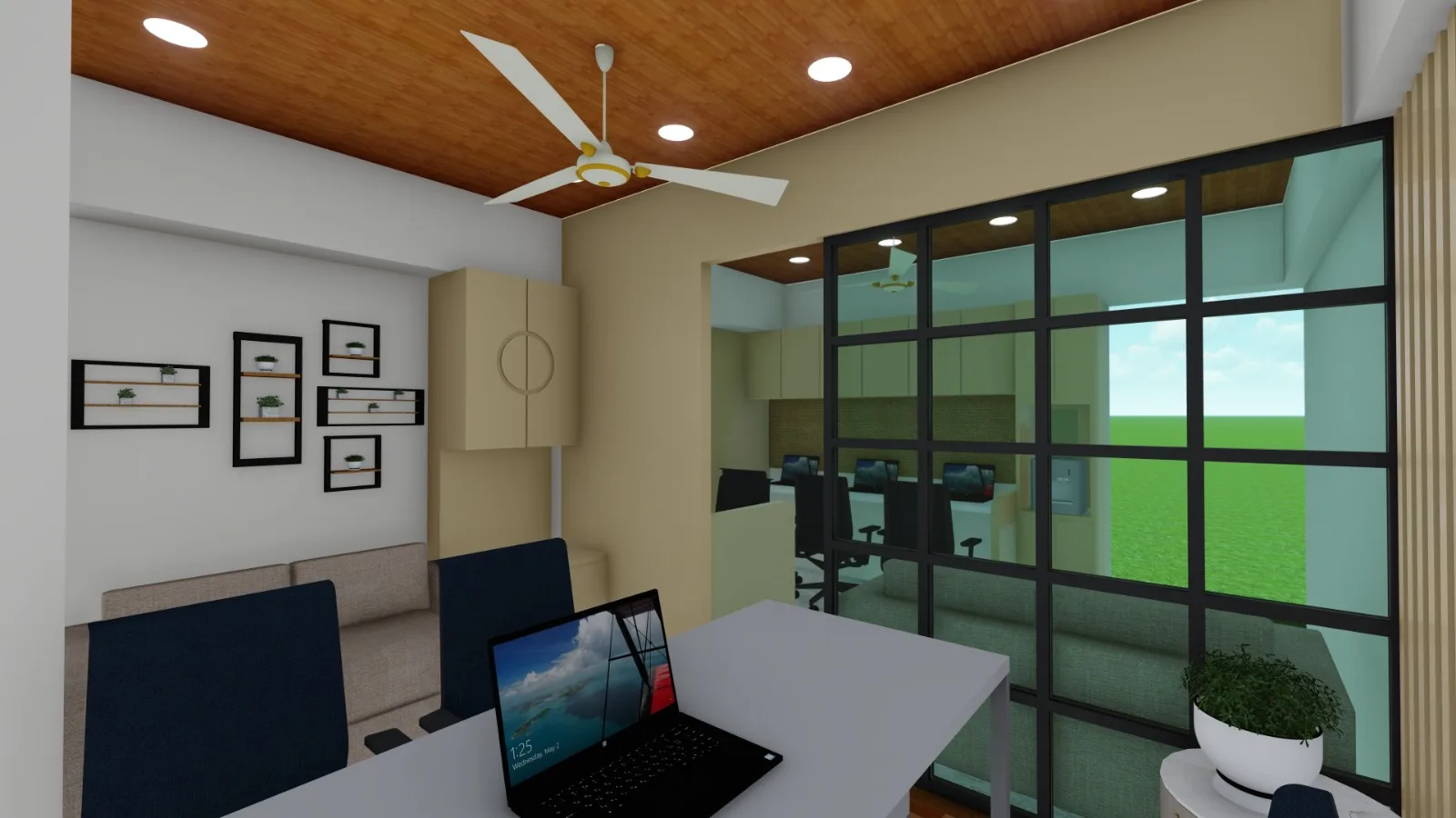 Aavartak Commercial Interior - Director's Meeting Lounge