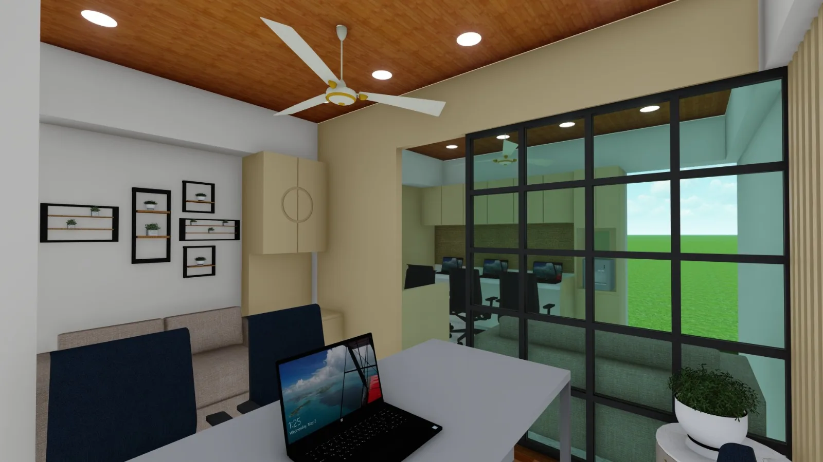 Aavartak Commercial Interior - Custom Office Boardroom Table