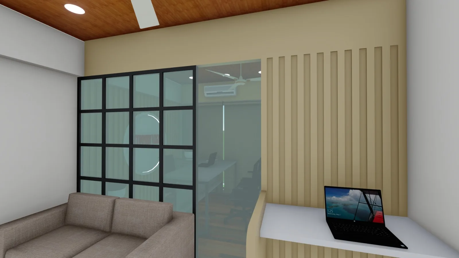 Aavartak Commercial Interior - Acoustic Fabric Wall Panels