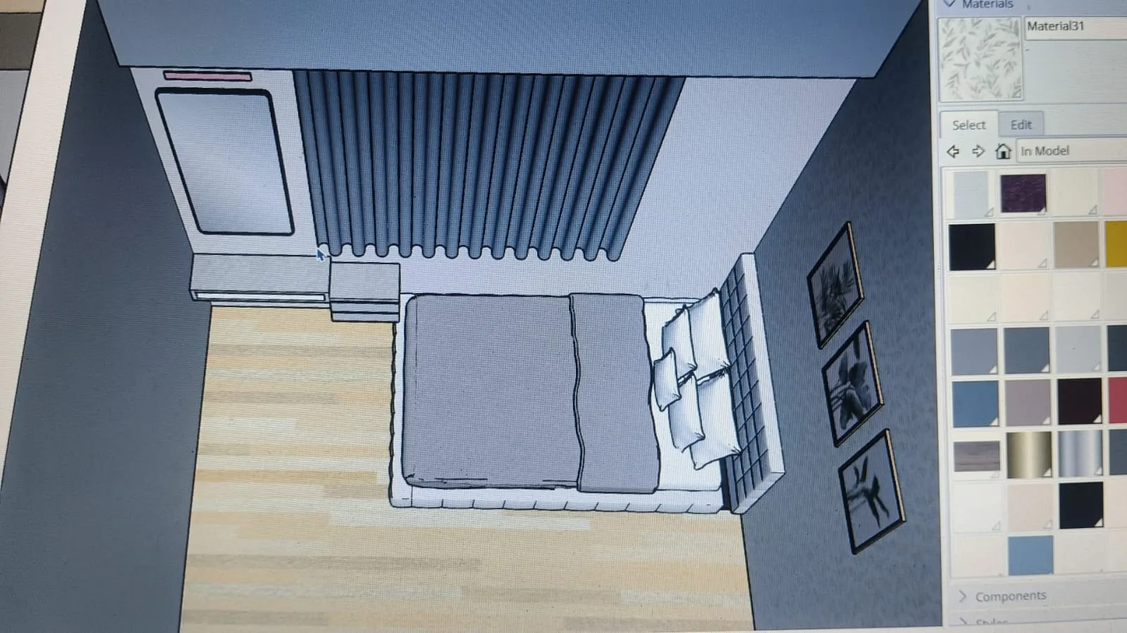 Aavartak Residential Interior - Minimalist Master Living Space